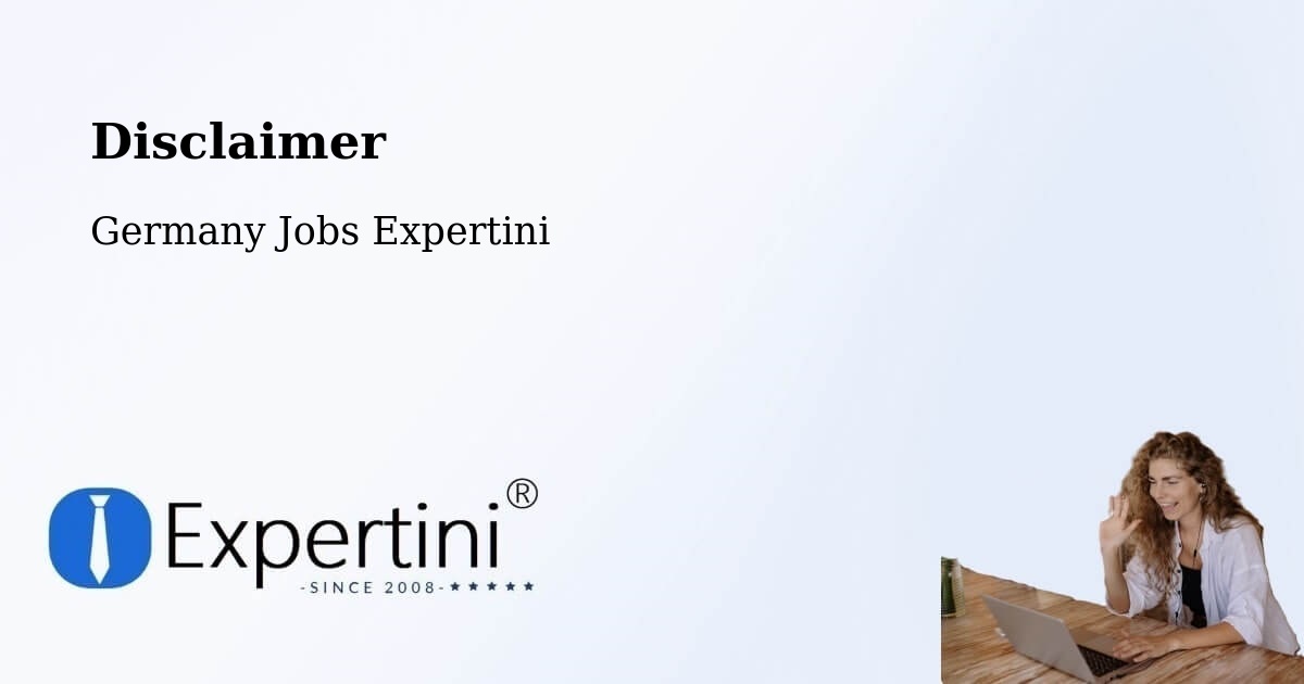 Disclaimer – Ilsenburg - Germany Jobs Expertini